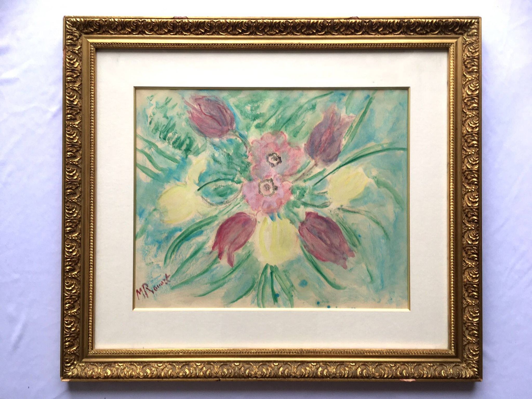 Aquarelle de Madeleine Rouart, artiste proche de Degas