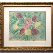 Aquarelle de Madeleine Rouart, artiste proche de Degas