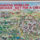 Poster Samoëns Morillon Verchaix Sixt horseshoe 1986