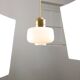 Pair of Mid-Century Opaline Pendant Lamps, 60s
