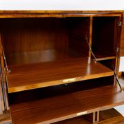 Meuble bar Art Déco en noyer, Wilhelm Mosurski - années 30