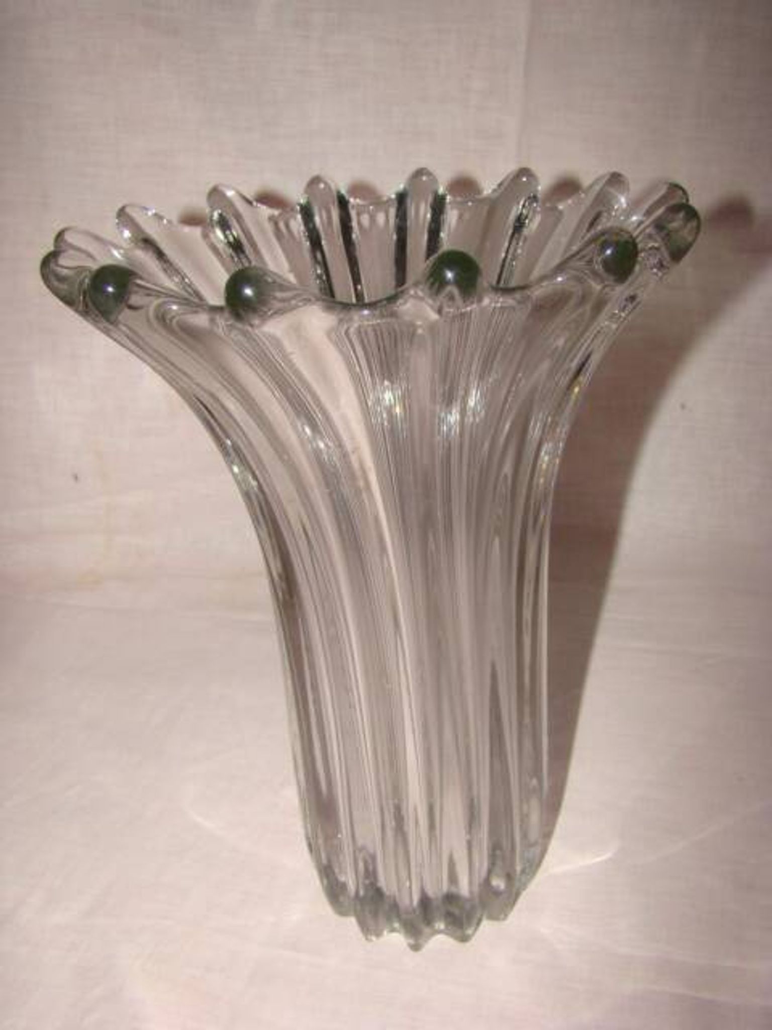 Vase en cristal, années 60