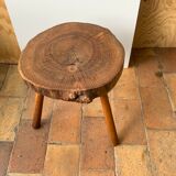 Brutalist tri-pod stool