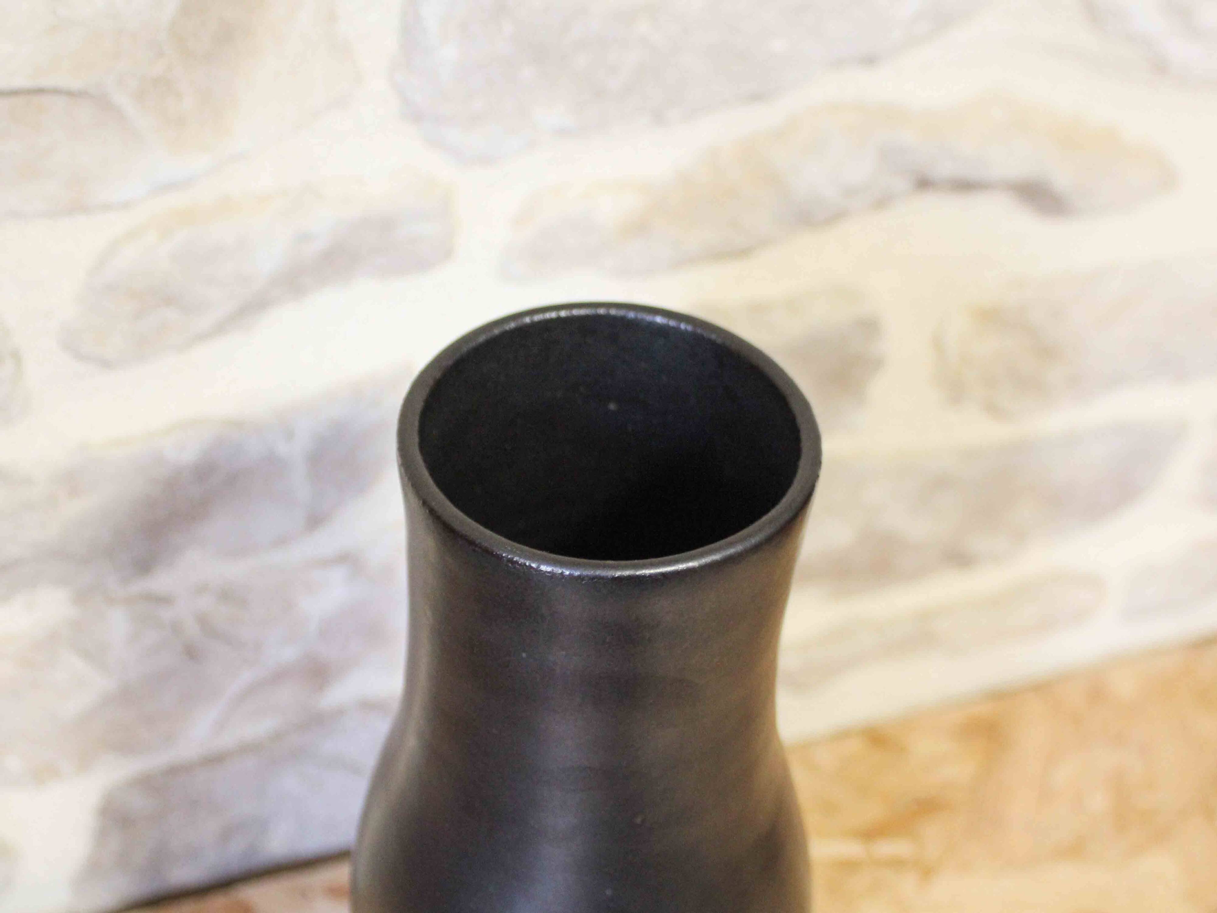 Glazed stoneware vase by Luc Rolland, 1989