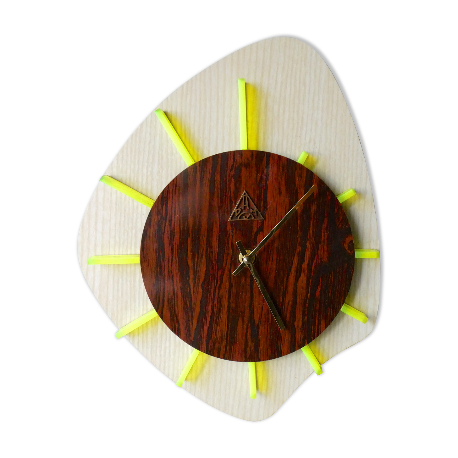 Pendulum, DAM wall clock, formica of the years 60