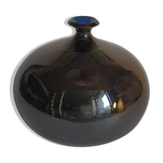 Vase ball soliflore provencal ceramic from puimoisson vintage