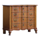 Vintage 1960s Danish Brutalist light oak dresser Kjærnulf & French style