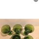Set of 5 antique blown glass bubble glasses.