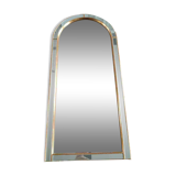 Arcade mirror with beaded screens, Deknudt design, 1980
