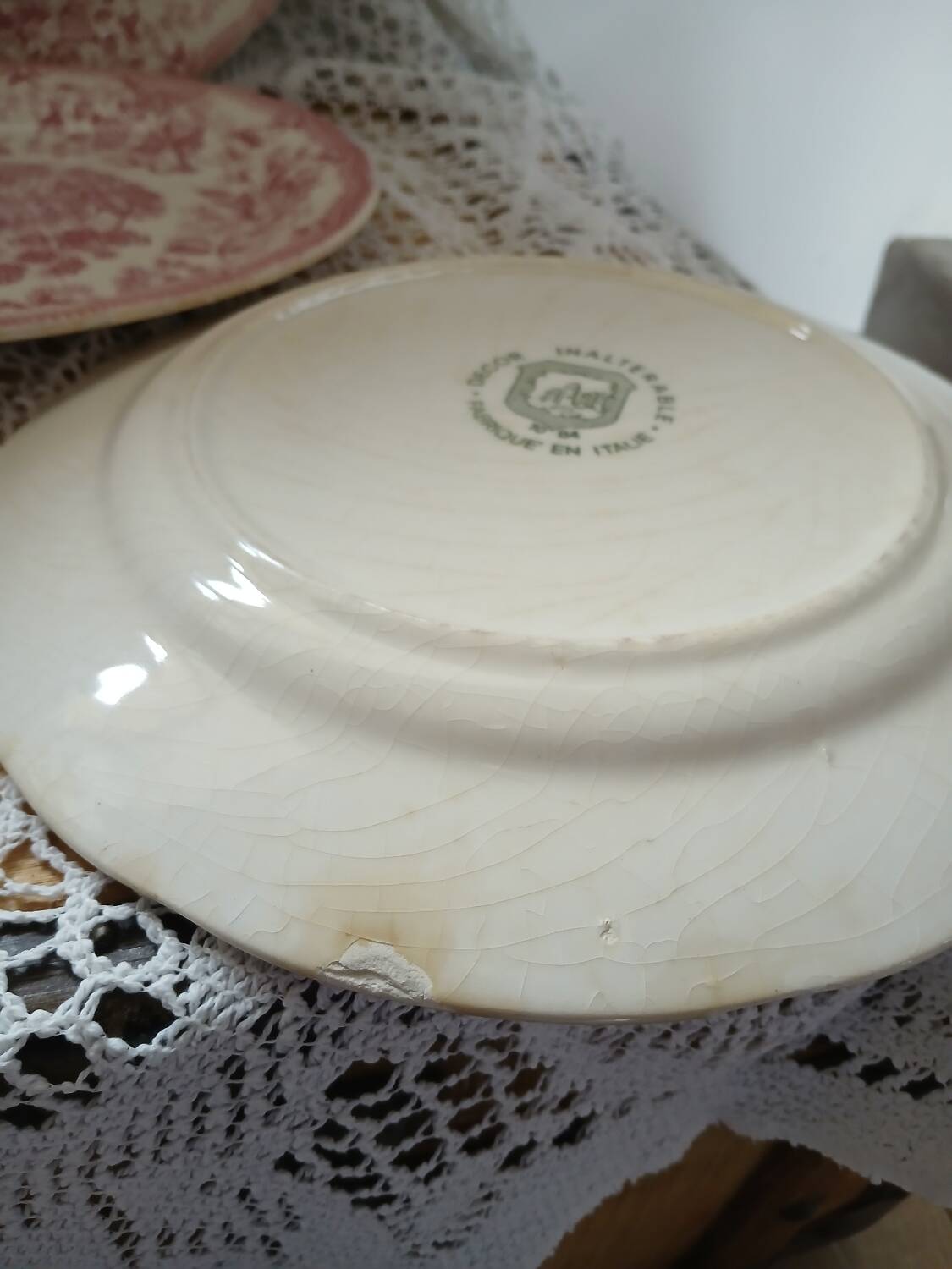 10 antique dinner plates