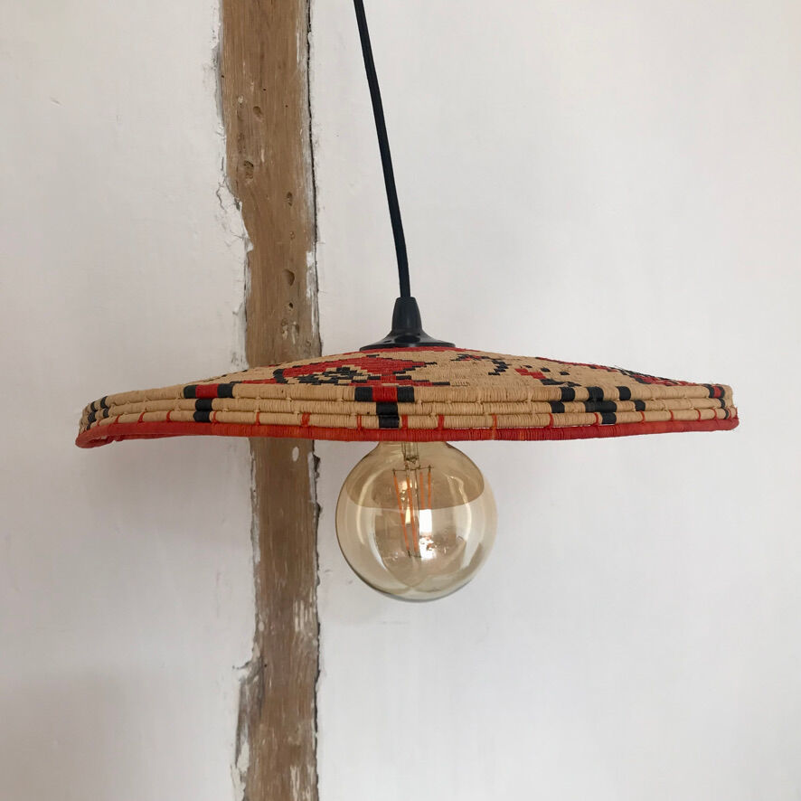 Suspension ethnic plateau chiné