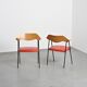 Pair of armchairs model 675 by Robin and Lucienne Day, Airborne, France, 1950s.