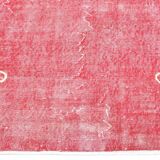7x10 pale red large turkish rug, 203x310cm