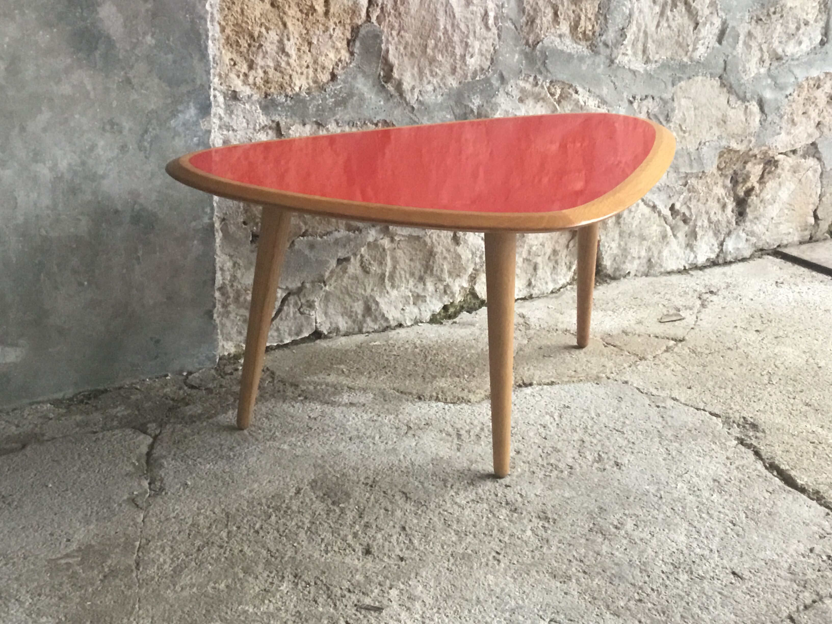 Red Edition Brand Red Fifties Tripod Table - Small Model