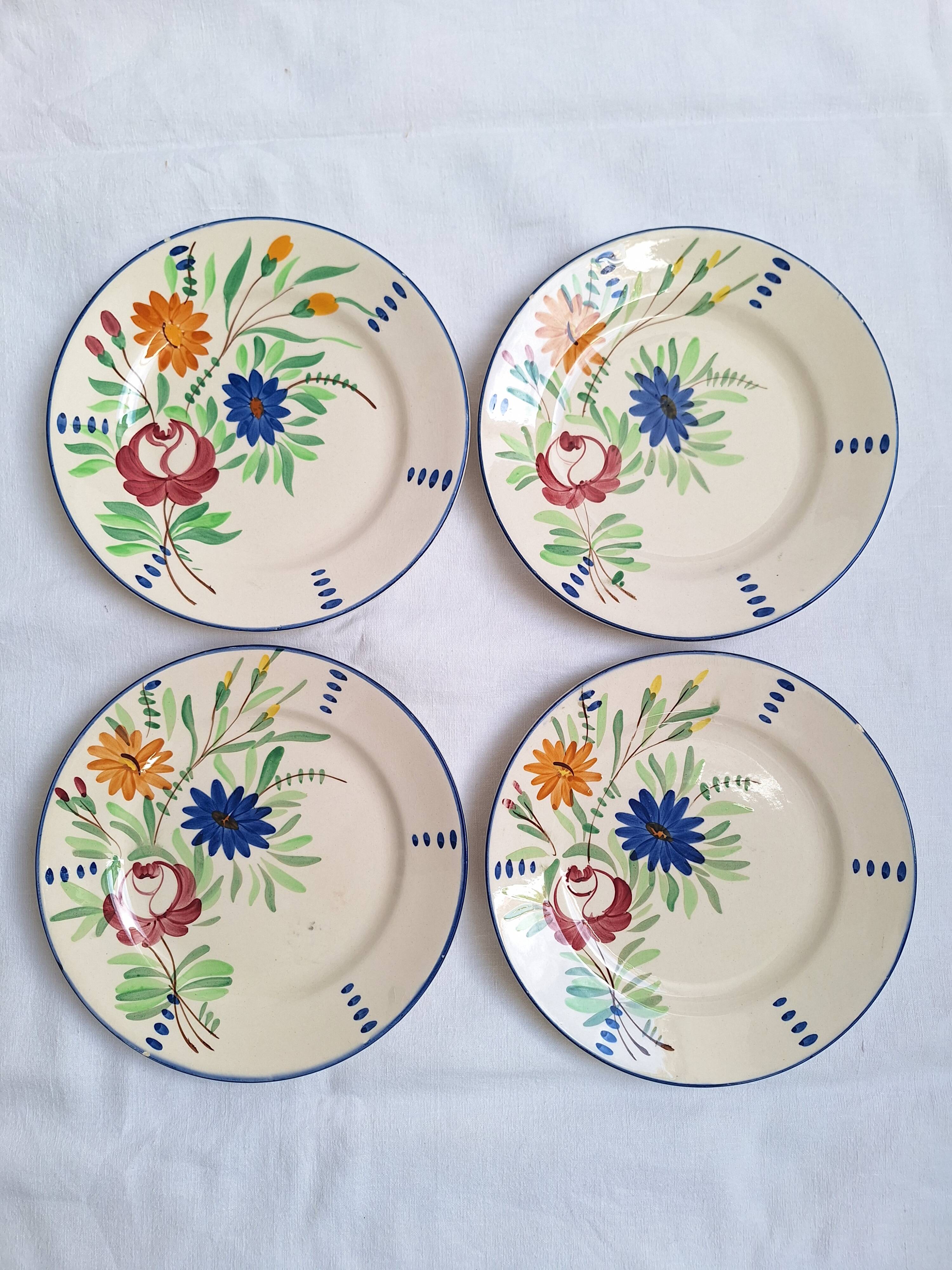 Assiettes plates Longchamp
