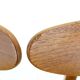 1960s Pair of Danish Teak Chairs, Restored