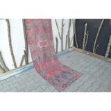 Narrow vintage Turkish hallway rug from the 1930s - 81 x 277 cm