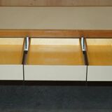 Handmade leather desk, original Rolex, Art Deco