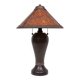 Vintage Dirk van Erp Style Arts & Crafts Copper & Mica Table Lamp 20th Cent