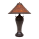 Vintage Dirk van Erp Style Arts & Crafts Copper & Mica Table Lamp 20th Cent