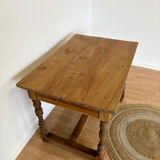 Renovated oak desk table