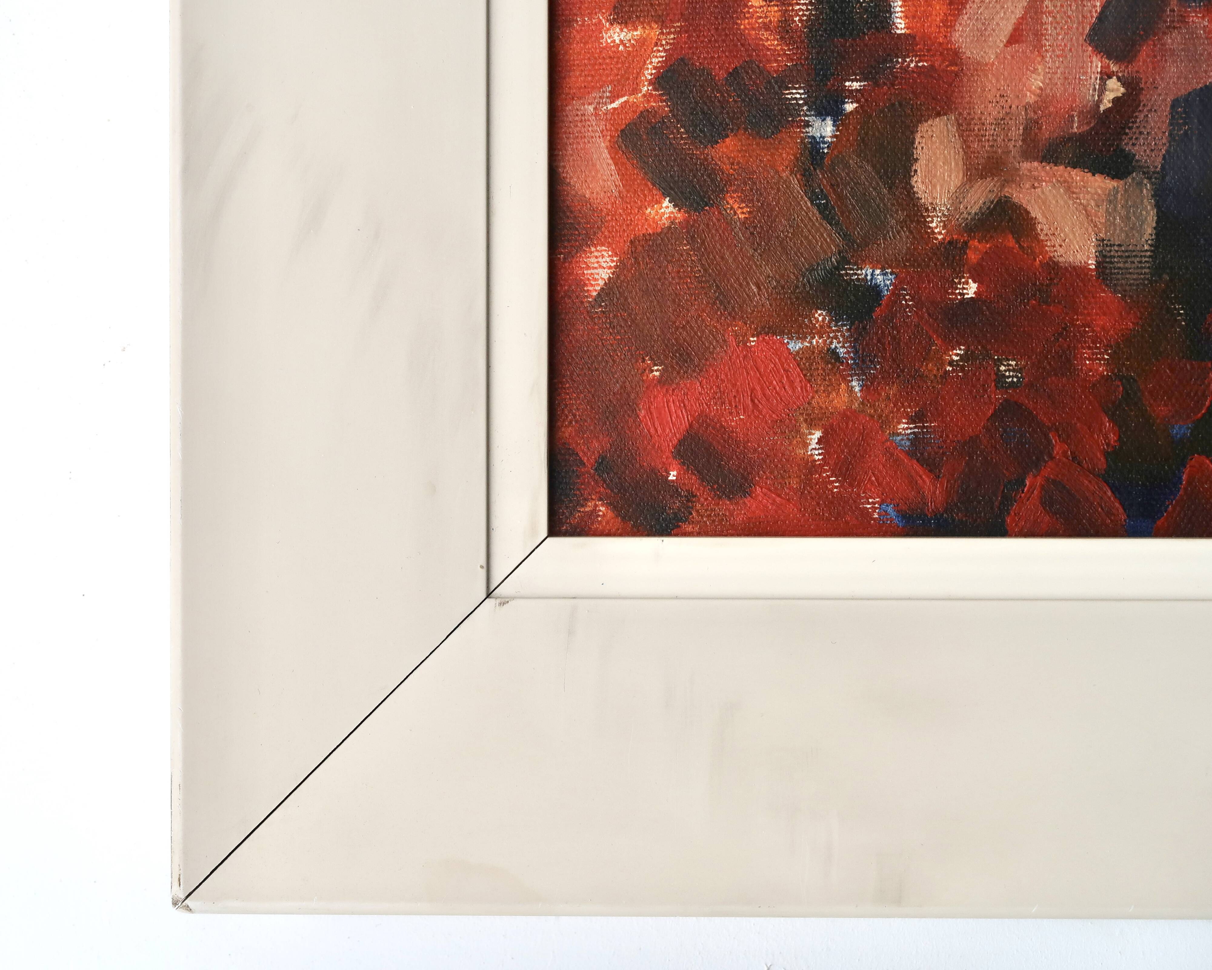 Modern painting from Ghent signed J.J Pajeile, by Nicolas de Staël.