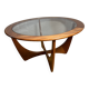 Mid Century Retro Vintage Teak Round Astro Coffee Table by GPlan 1960