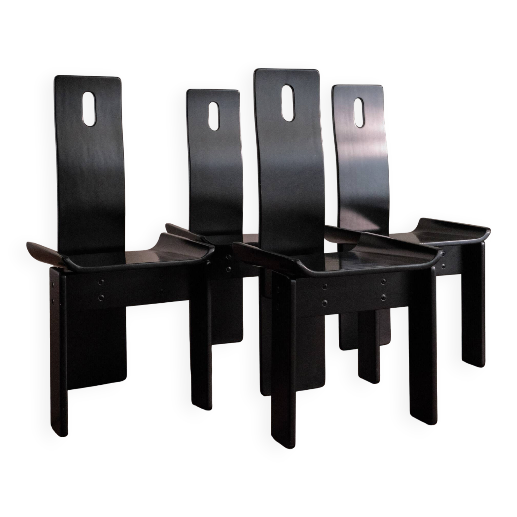 Chaises Diago par Edoardo Landi pour Nikol International, ensemble de 4