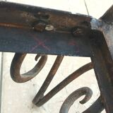 Lit style Louis XV en fer forgé