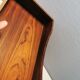 Letter or serving tray in solid rosewood, Danish design 1960s.