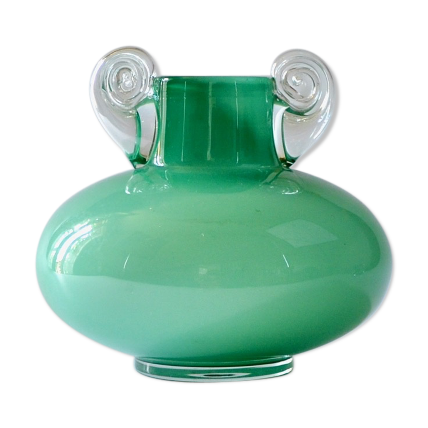 Blown glass vase 1970
