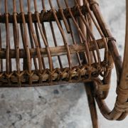 Fauteuil à bascule Rocking Chair design français vintage modernariato