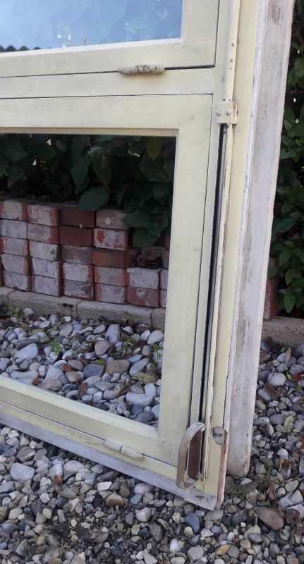Wooden canopy 3 windows with bellows and abbatant