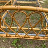 Pair of single rattan beds, 1960s