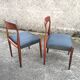 Paire de chaises scandinave