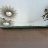 Beveled octagonal mirror 40s 50s 27 cm X 27 cm