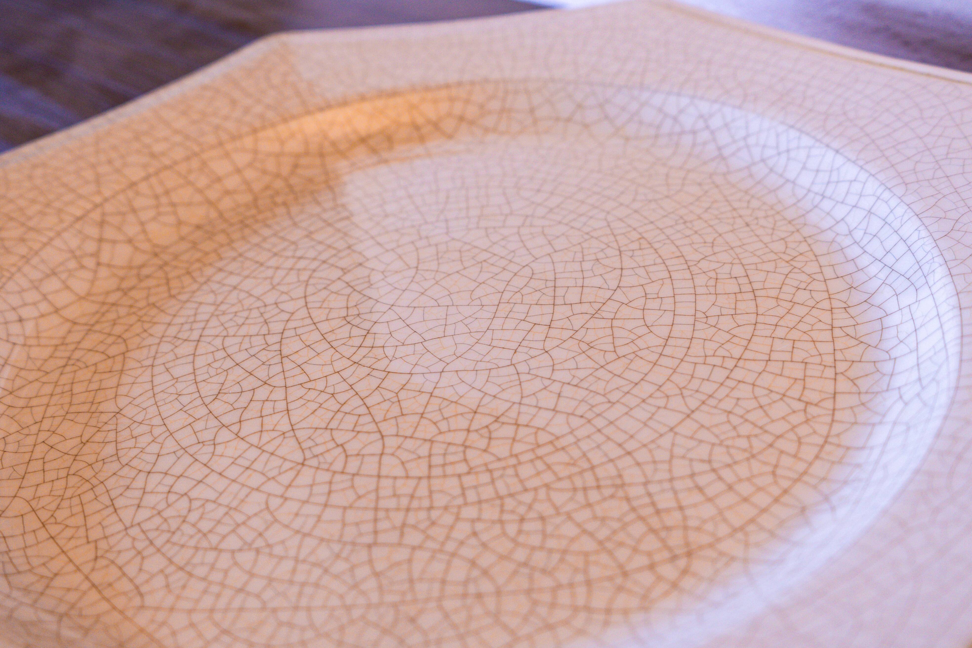 main course / Large serving plate in Charolles faience