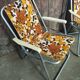 Paire de chaises vintage pliantes de camping
