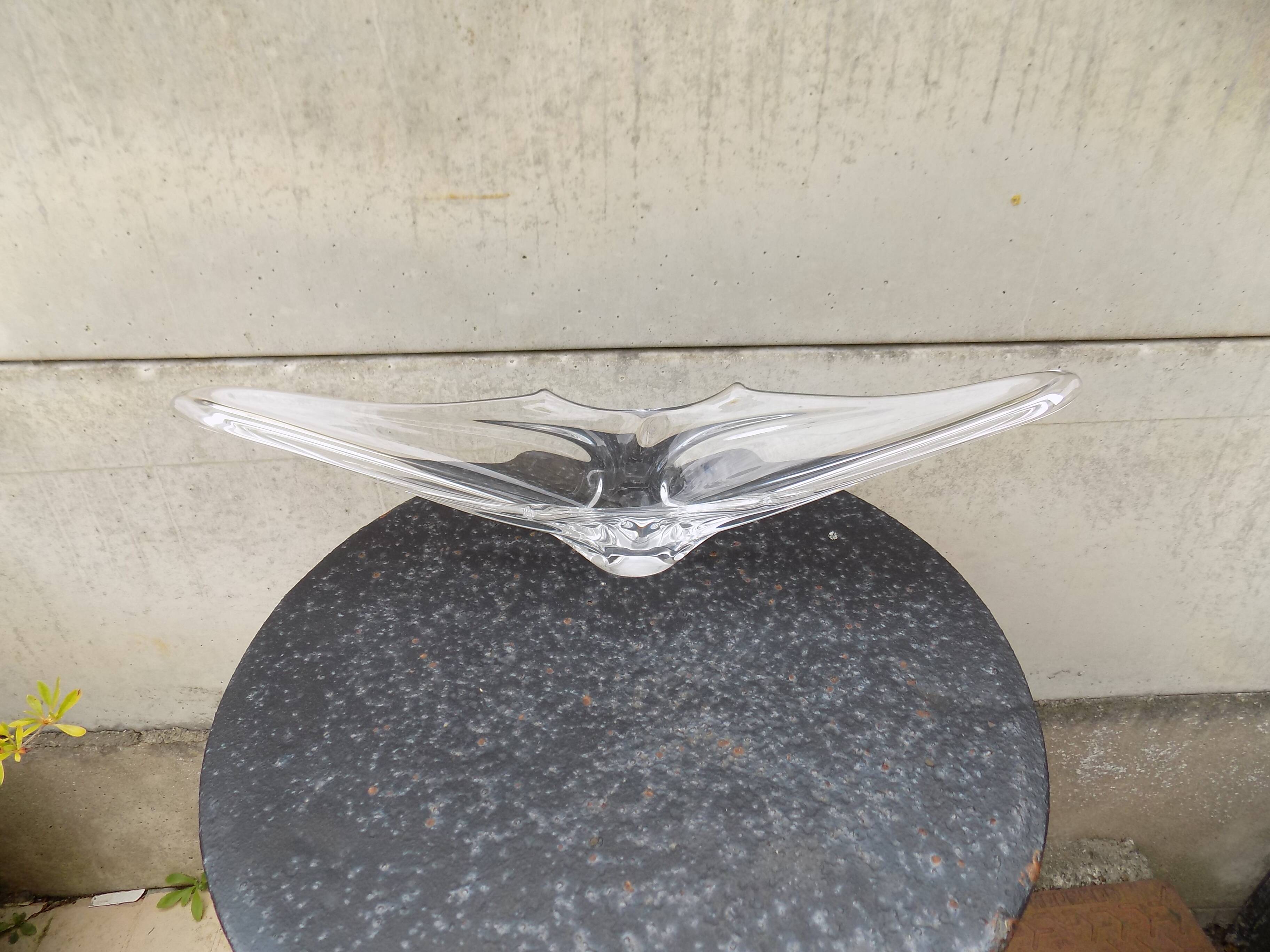 Art Vannes crystal fruit bowl