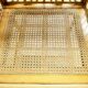 Set of 4 vintage oriental rattan chairs
