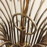 Ceiling lamp "Venini" of crystals. Italy 1970s