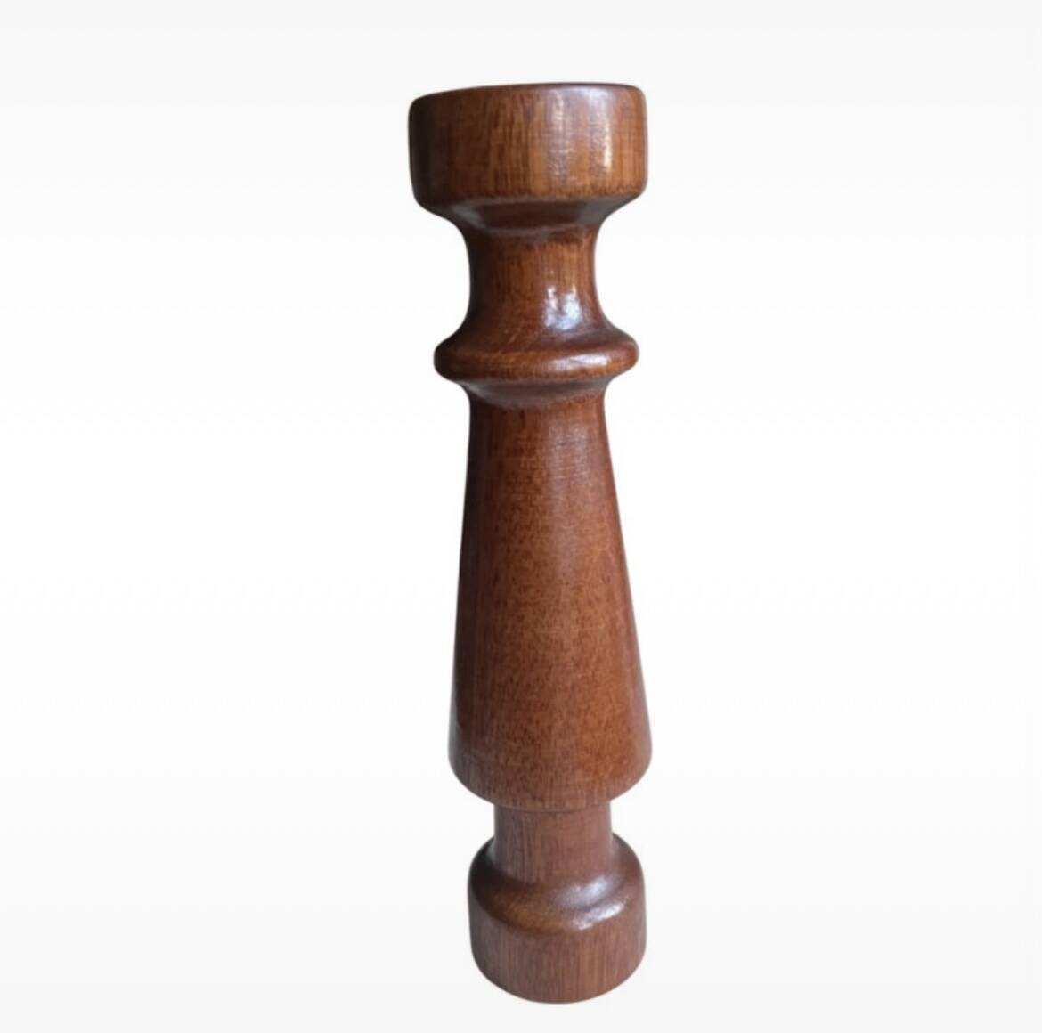 Bougeoir bois tourné de style scandinave