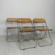 60s Vintage Plia Cane Folding Chair by Giancarlo Piretti - Anonima Castelli