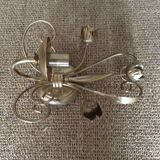 Gold metal wall light