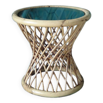 Bamboo side table.