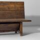 Early 1900s Art Populaire French fermette bench