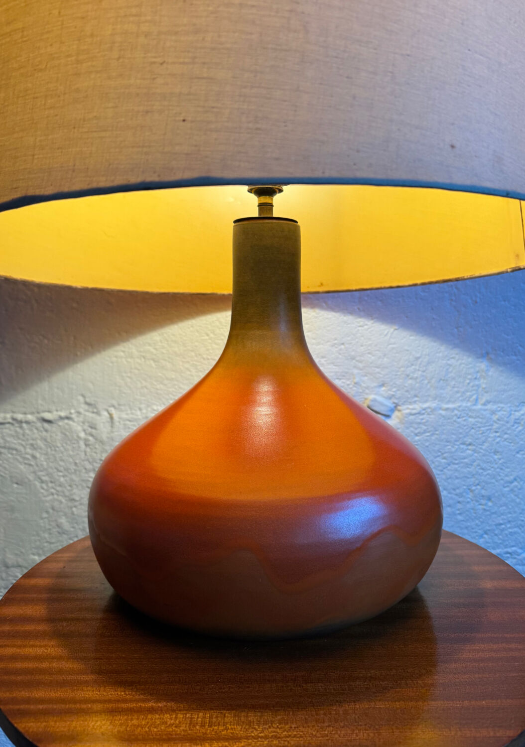 Ceramic lamp by Jacques Lignier from the 1960s.