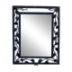 Wrought iron mirror with ivy Art Deco