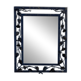 Wrought iron mirror with ivy Art Deco