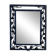 Wrought iron mirror with ivy Art Deco